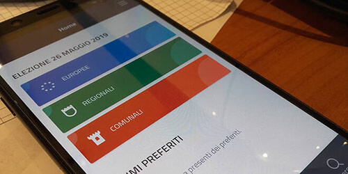 Scarica l’app Eligendo mobile per seguire in tempo reale l'affluenza e i risultati delle elezioni