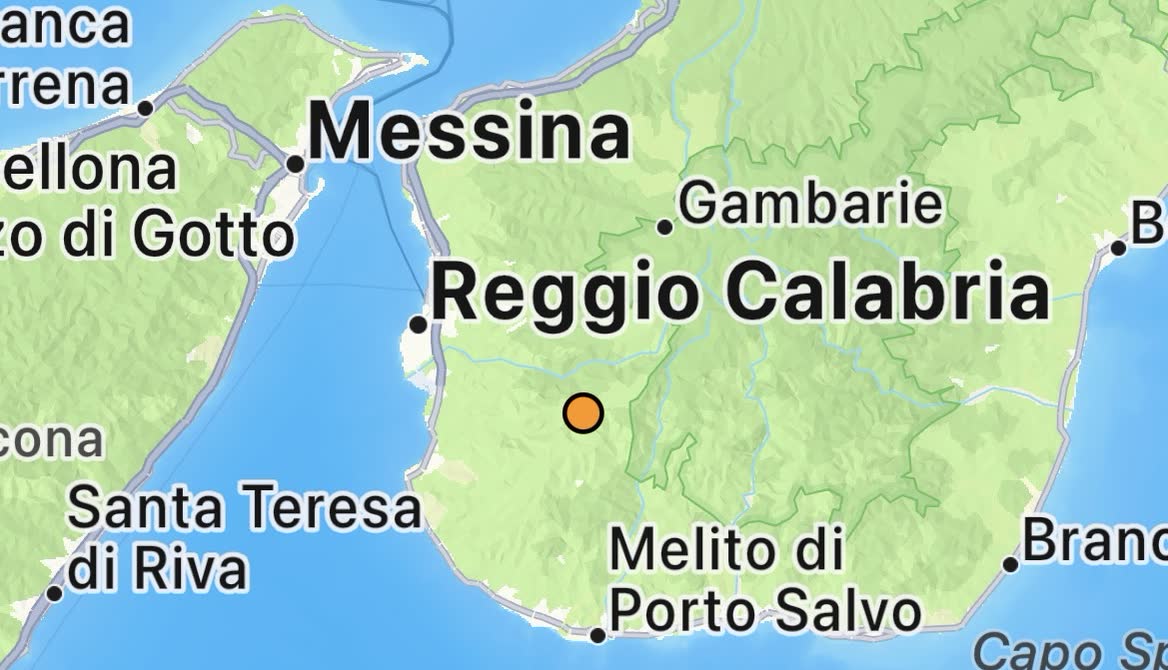 Terremoto Cardeto RC e isole eolie